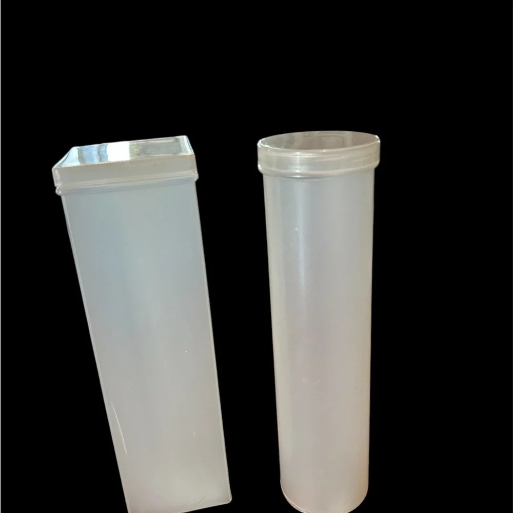 Clear Plastic Storage Tubes